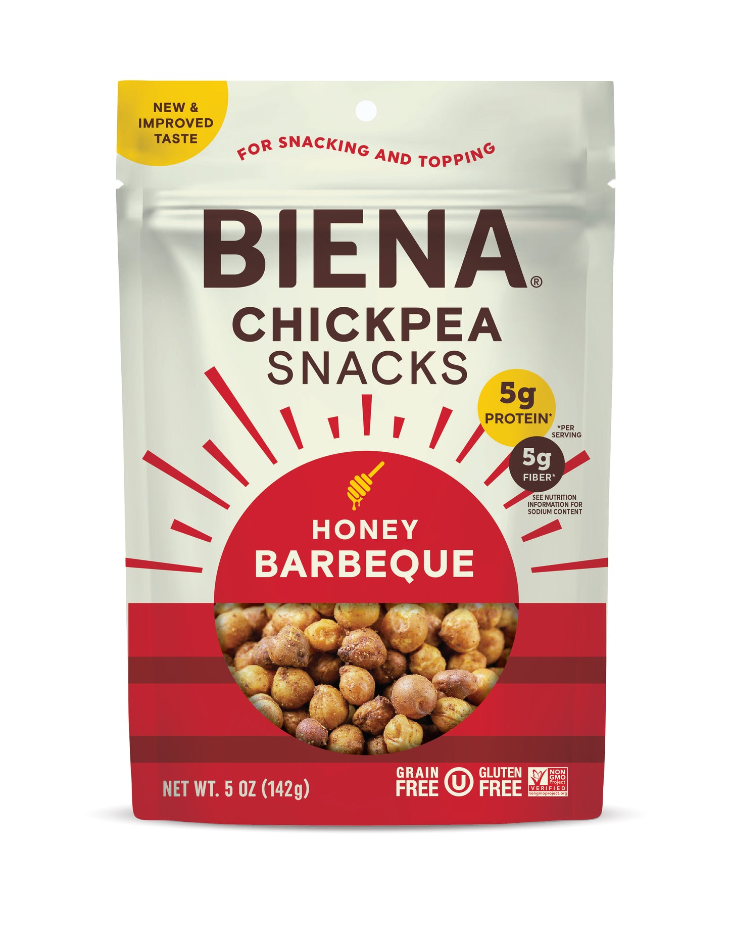 Honey Barbeque Roasted Chickpeas 4 Pack