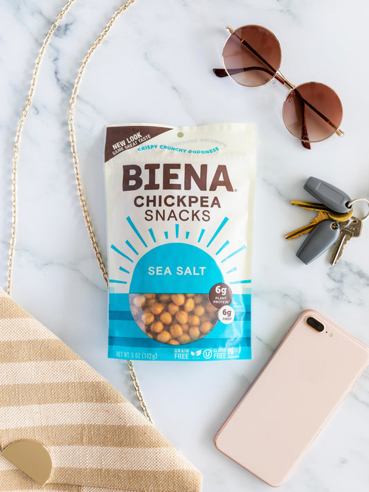 24 Ways to Use a Giant Bag of Biena Sea Salt Roasted Chickpeas