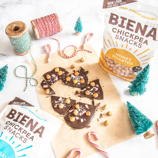 Biena Chickpea Holiday Bark