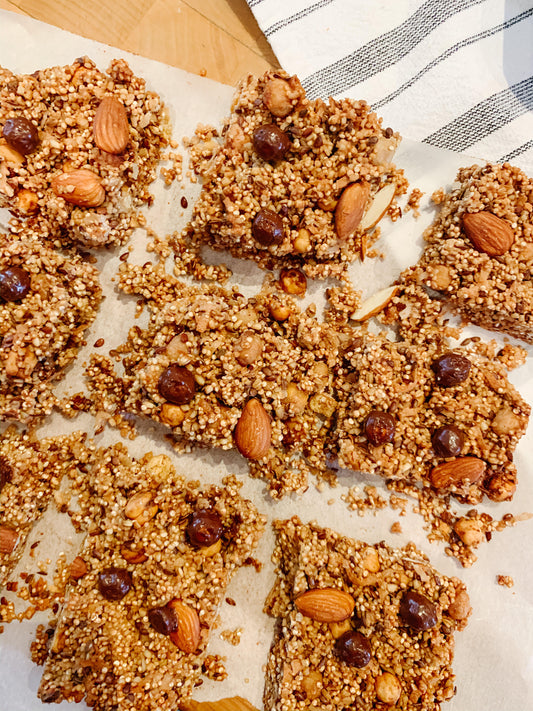 Chocolate Coconut Granola Bars