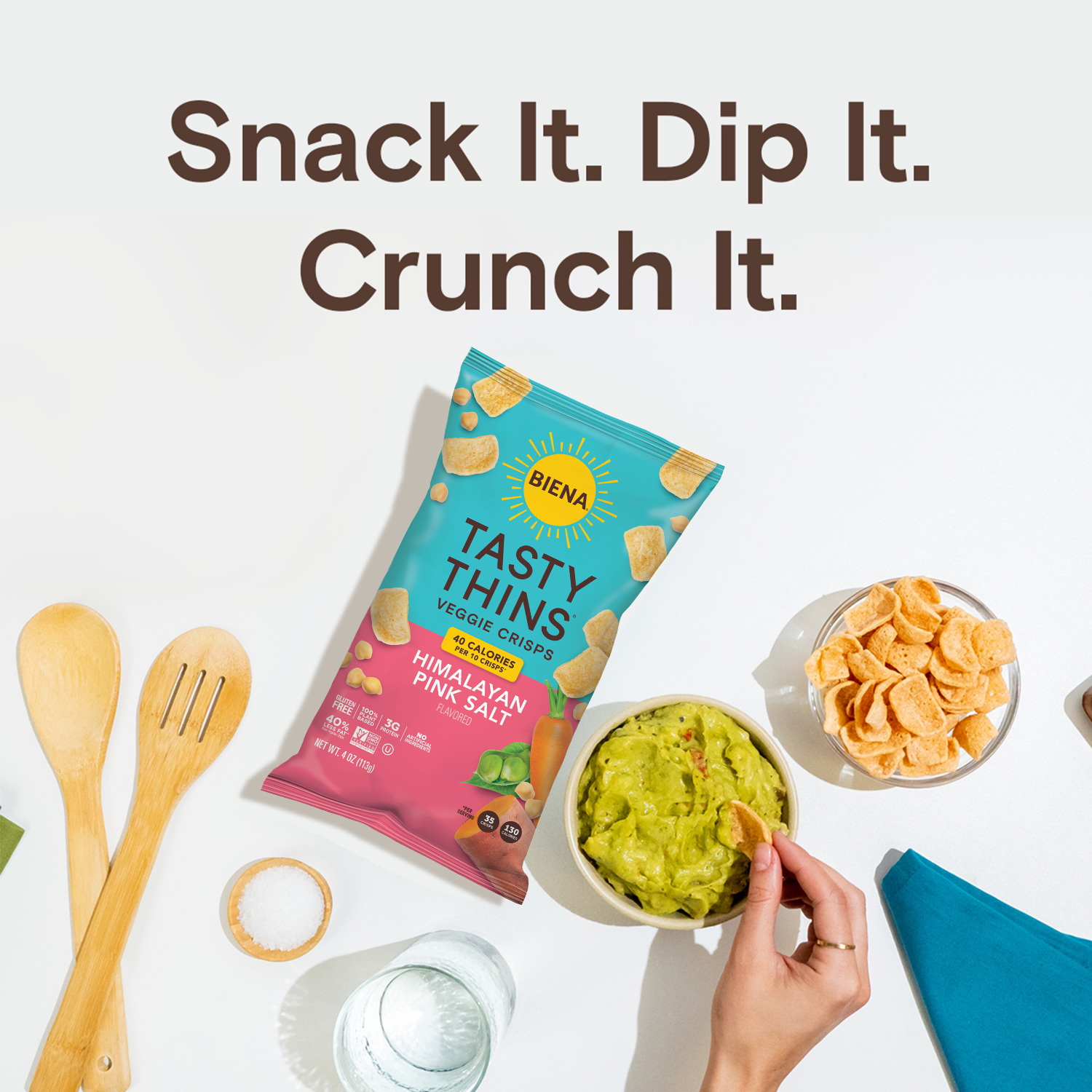 Snack It. Dip It. Crunch It.