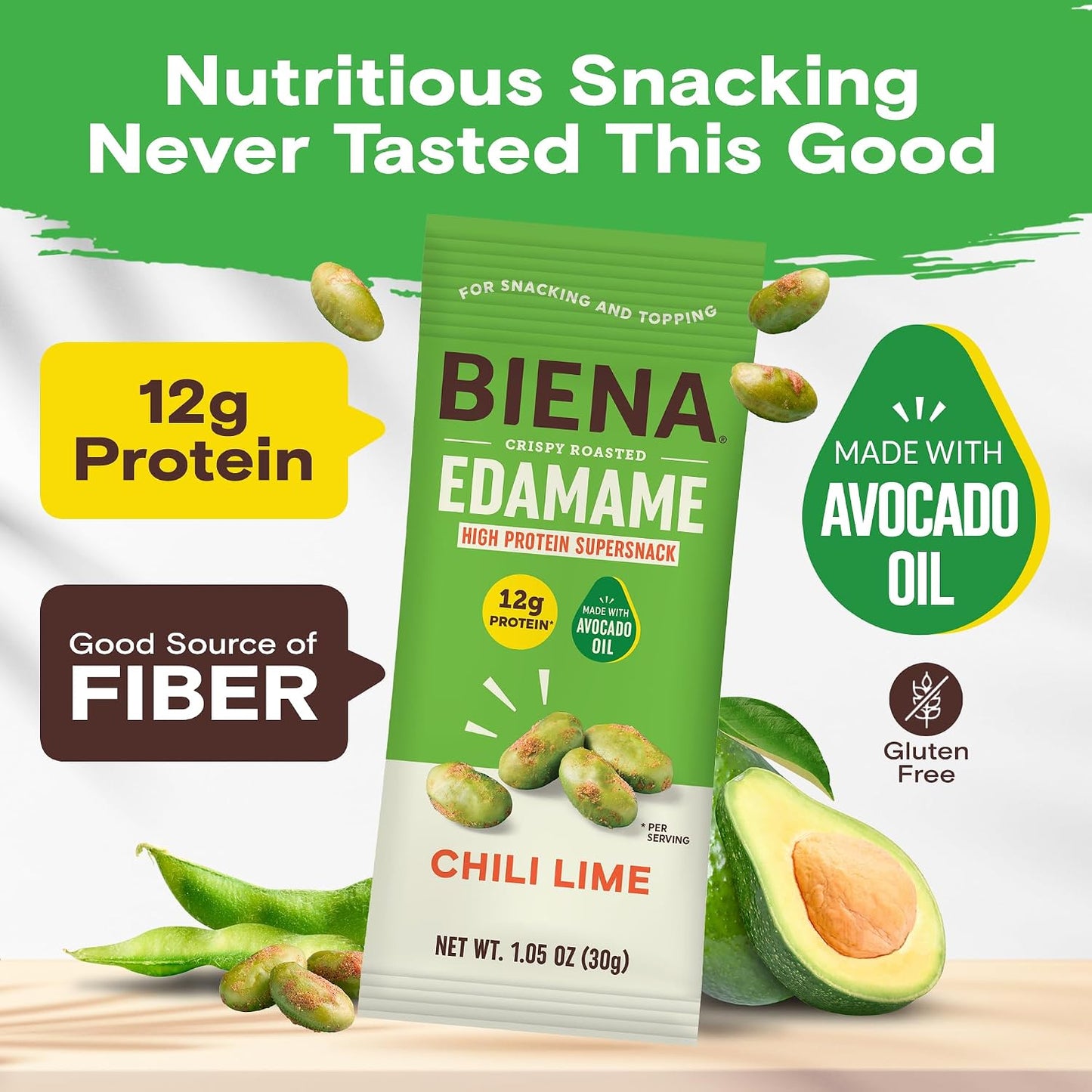 Edamame - Chili Lime - 1.05oz - Pack of 9